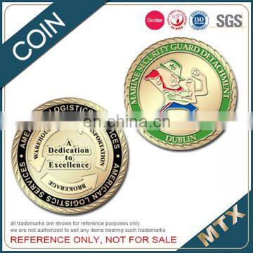 Iron Stamped Soft Enamel Souvenir Coin With Epoxy photo-3