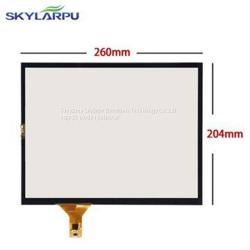 260mm*204mm Capacitive touch panel Glass External screen of touch screen 260mmx204mm Handwritten screen Free shipping