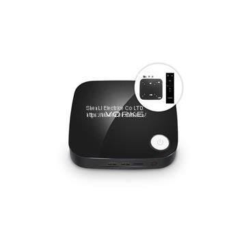 Комплект VORKE V1 Plus Intel Apollo Lake J3455 4K@60 Гц, 4 ГБ ОЗУ, 64 ГБ SSD, MINI PC под Windows + Кронштейн для монитора