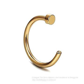 Wish Hot Shop Manufacturers Direct Ear Studs, Body Piercing Accessories, Earrings, Nose Studs, Nose Rings, Foreign Trade Ornaments, Titanium Steel. photo-3