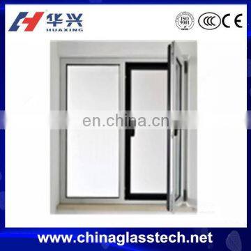 casement laminated glass European type clear plastic window covers