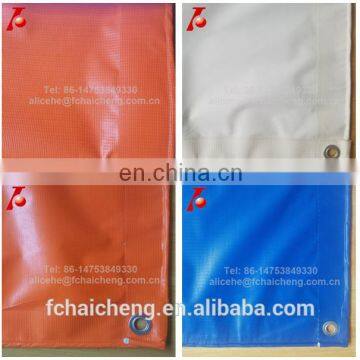 various yarn count pvc material tarpaulin pvc stock lot