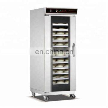 Factory Supply Stainless Steel 32 Trays Bakery Dough Prover Bread Baking Proofer Price