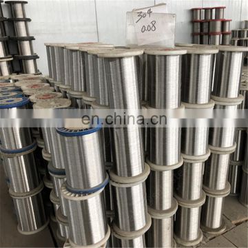 304/316 stainless steel wire for hoses,springs,fasteners,clips,staples,mesh,fencing,screws,nails