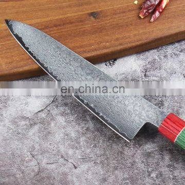 Hammered Octagon Handle Damascus Chef Knife Kitchen Knife photo-3