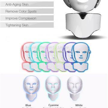 Photon Therapy 7 Color Ergonomic Pdt Light Beauty Face Led Lift Mask