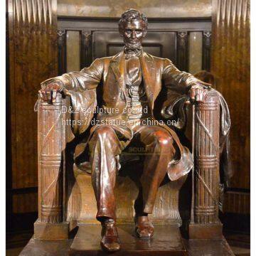 American Lincoln Memorial Bronze Statue