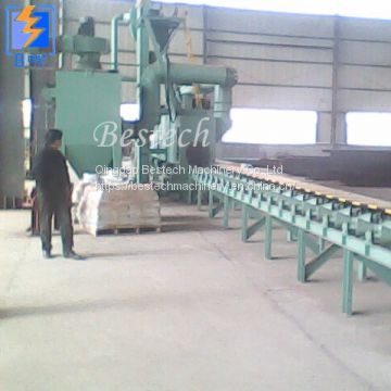 Steel pipe shot blasting machine same as DISA Quality