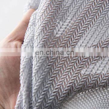 Popular european hot sale herringbone design sheer curtains living room