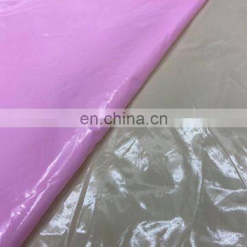 380T Bright Pu Coated Nylon Taffeta Fabric For Down Jacket