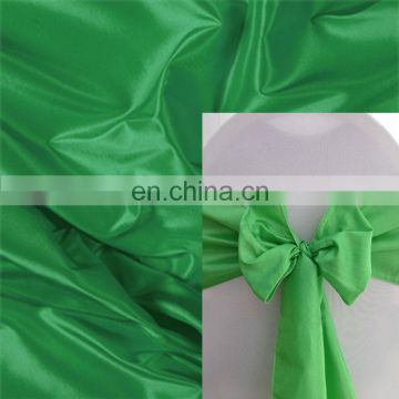 100% polyester green taffeta satin fabric for chair/chair fabric