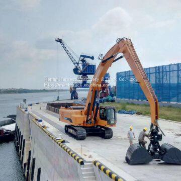 Port Material Handling Excavator 60 Ton port unloader port crane In bangladesh Dacca