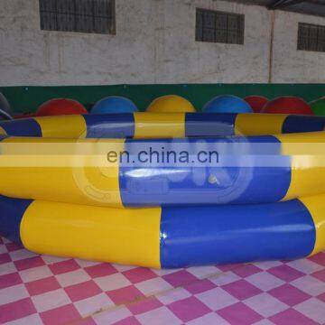 Blue and Yellow China Commercial Inflatable Swimming Pool for Sale