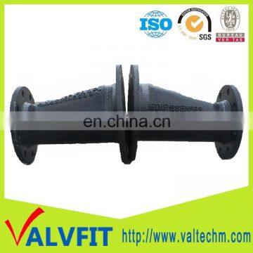 Ductile iron fittings eccentric flange taper