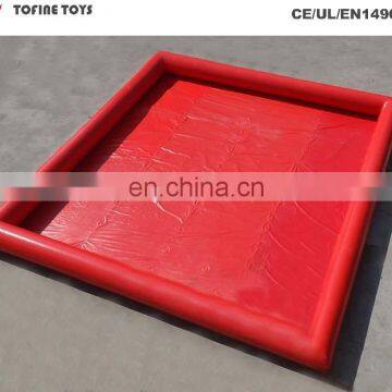 Family Use Square Inflatable Rectangular PVC Swimming Pool photo-3