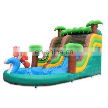 2020 New Arrivals Home Use Crownfish Jungle Water Slide Pool Children Kids Backyard Inflatable Water Slides For Backyard photo-2