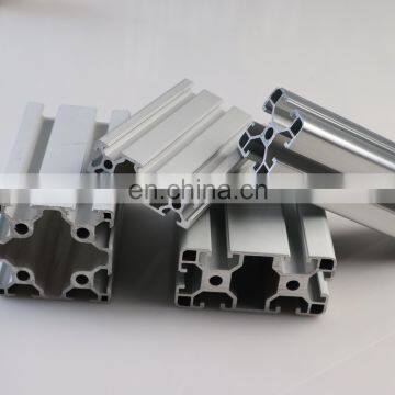 China Factory Silver Color Anodized Extrude 6063 6160 t6 Aluminum Extrusion Awning Rail Track t Slot Profile for Workbench photo-4
