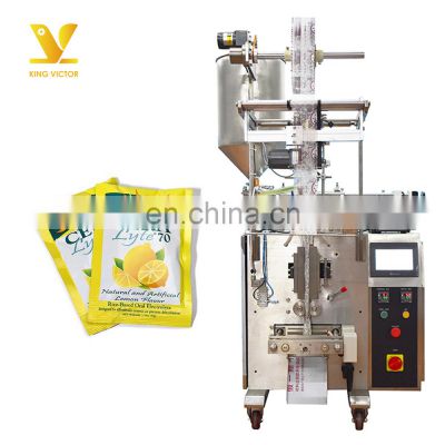 KV triangle liquid pouch packaging bagging machine for shampoo gel