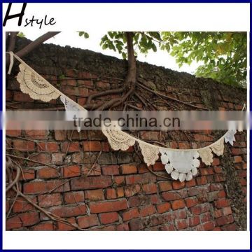 Lace Bunting Flag Wedding Party PLA009