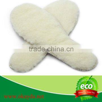 Warmest material sheepskin shoe insole