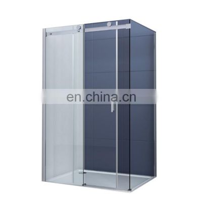 2020 new popular gray aluminum walk-in shower enclosure