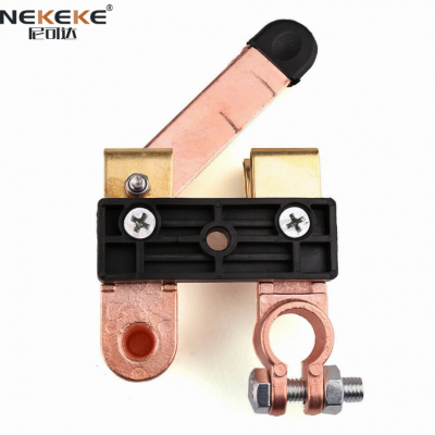 NEKEKE Car Knife Blade Switch Battery Disconnect Top Post Heavy Duty Shut Off 12V 24V Blade Car Switch Top Post Top Cut Off photo-2