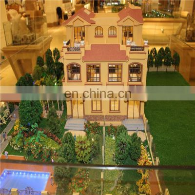 Miniature 3D residential architecture scale model for real estate model design