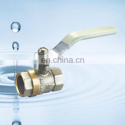 Female Thread Solder 2 Way Electric Brass Water Meter Ball Valve