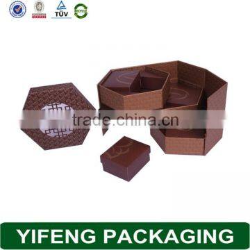 Octagonal Customized Shape Hot Stamping High Quality Cardboard Logo Printed Gift Boxes photo-4