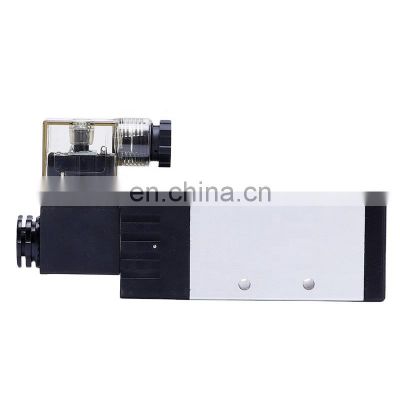 Electric 5/2 Way Single Coil 4V310-10 G3/8 New Black Body 4V Series Solenoid Pneumatic Air Control 12V Solenoid Valve