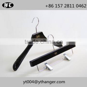 Top Quality Wooden Hanger and Pants Hanger With Anti-slip Velvet photo-4