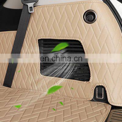 Mat Car Foot Mat Flooring Accessories Sewing PU Leather High Quality Warranty for Nissan Y62 Patrol 2014 2020 photo-5