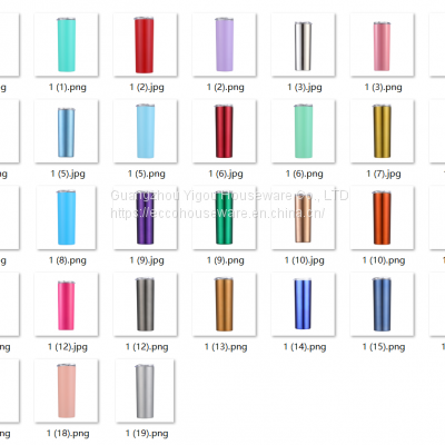20oz 24oz 30oz Stainless Steel Vacuum insulated double wall beer custom car tumblers cups thermos with straw
