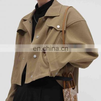 Fashion New Arrival short men custom design slim casual jacket for men clothing