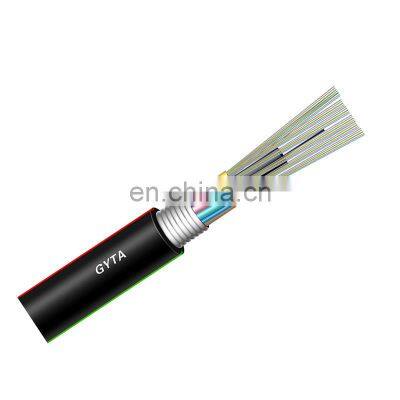 Fiber optic communication equipment oem factory supply Competitive Price single mode Armored GYTA lan lszh cable