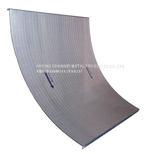 Johnson bend screen wedge wire DSM screen V wire bend sieve angle screen