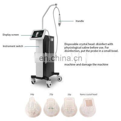 Fractional Gold RF Microneedle Skin Therapy Beauty Instrument Anti-aging Face Lift Shrink Pores Repair Skin Body Care Machine