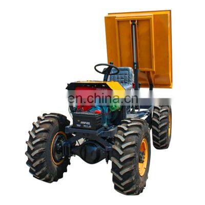 china self loading mini dumper 1000kg 4*4 site dumper for sale