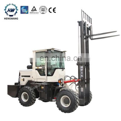 High Quality Rough Terrain Forklift Truck Used Forklift Truck With Articulated Diesel Mini Forklift Truck