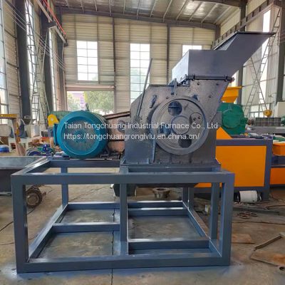 1300 type hammering aluminum scrap crusher， can crush cans, aluminum scrap, copper scrap metal, etc.