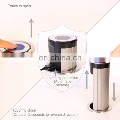 Motorized Pop up Socket UK With QC Charger and RJ45 photo-5