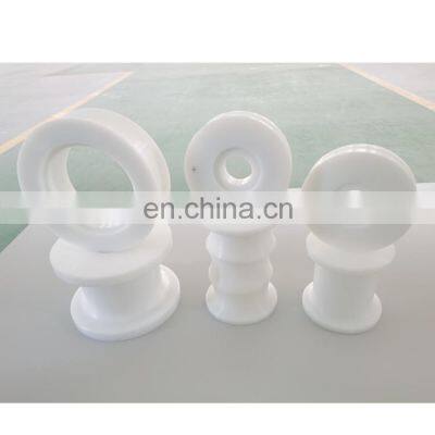 Customized 100% Virgin UHMWPE Round Rope Belt UHMWPE Roller Wheel Pulley plastic pulley