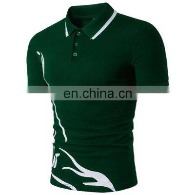 Men's POLO Shirt Summer New Print Men's Casual Short-sleeved T-shirt European POLO Shirt Men photo-5