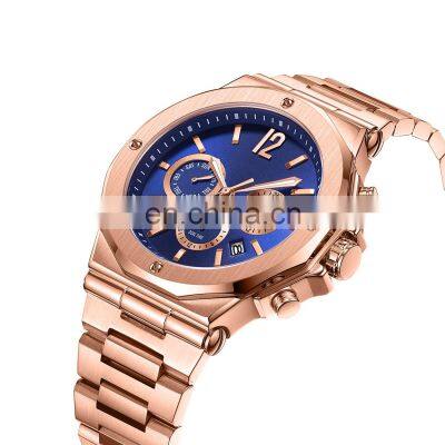 Wholesale Relogio OEM Male Watches Stainless Steel Japan Movement Private Label Wristwatches Waterproof Popular Luxury Watch Men