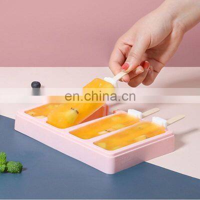Hot Sale Japanese Personal Order Custom 4 Cavity High Quality BPA Free Plastic Popsicle Ice Cream Molds photo-4