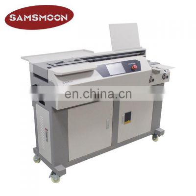 SPB-BM300L Cheap Price Semi-Automatic A4 Hot Met Gule Book Binding Machine With Seven Inch Industrial-Grade Touch Screen