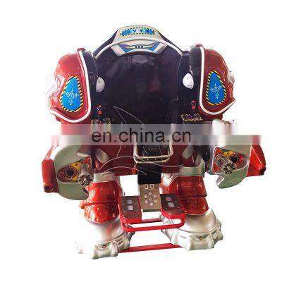 Portable kids electric luxury walking robot ride for sale