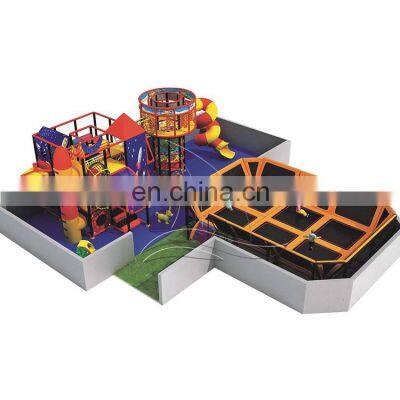 Kids indoor play center customize trampoline park manufacturer with CE and ISO 9001