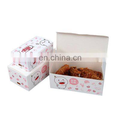 Factory Wholesale Disposable Recycled Exquisite Burger Wrapper Oil Proof French Fries Takeaway Fried Fast Food Chicken Boxes photo-2