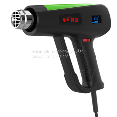 Qr 213A Qili Heavy Duty Industrial Heat Gun Shrink Wrap LCD Digital Display Hot Air Gun Soldering Station photo-5